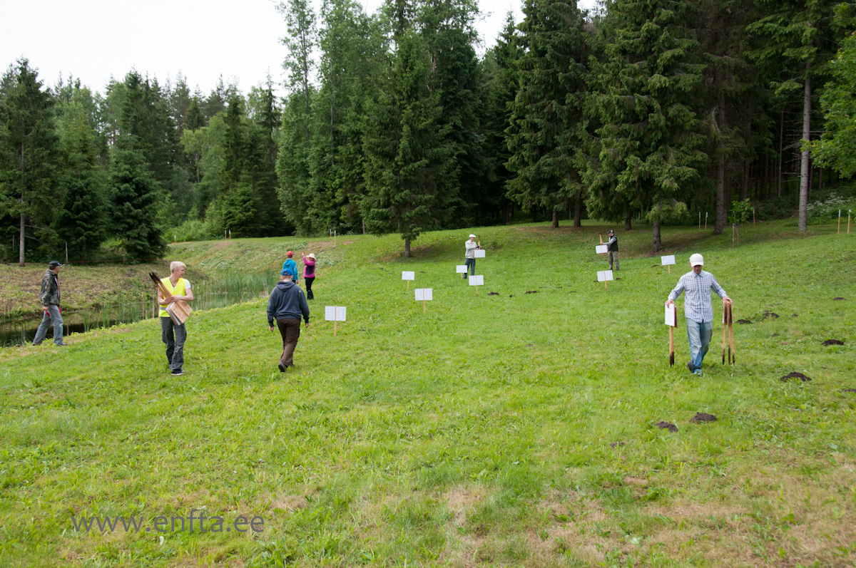 Before the second day competition can start